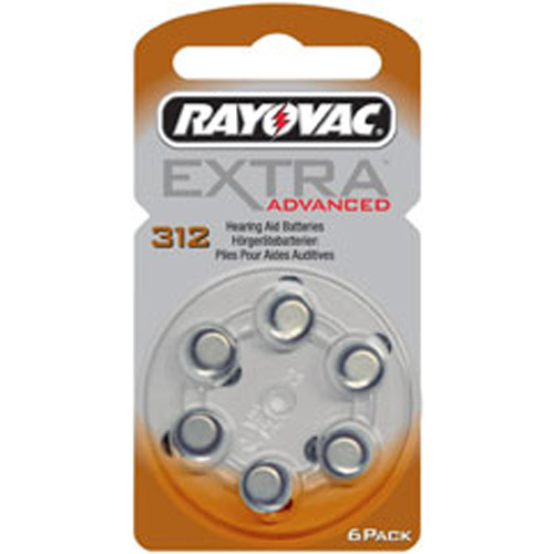 Rayovac Hearing Aid Batteries 312 